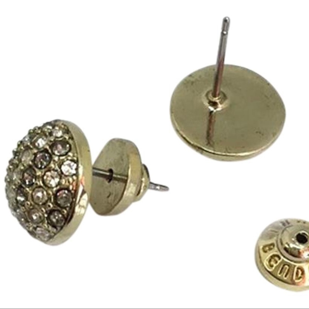 NEW Henri Bendel Crystal Fireball Stud Earrings